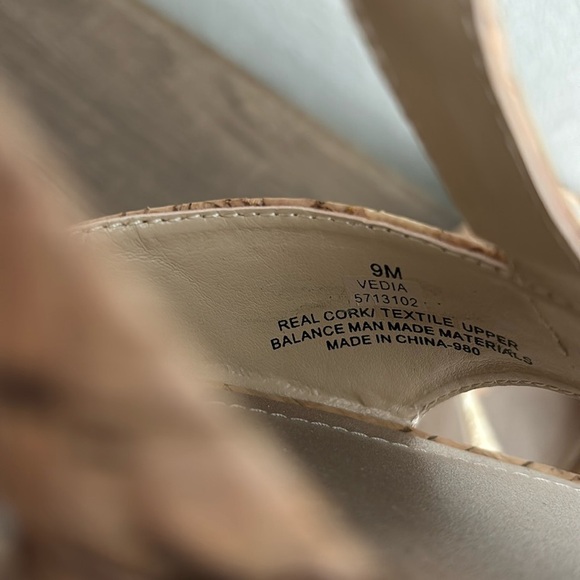 Women’s Coach and Four Wedge Cork Sandals 9M - Picture 8 of 9